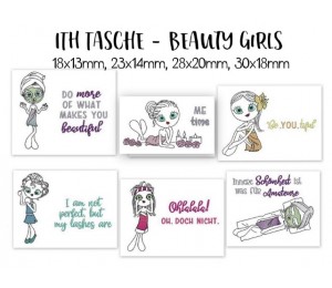 Stickserie ITH - Beauty Girls Tasche